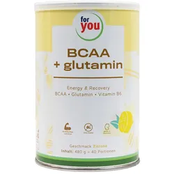 for you BCAA + Glutamin Energy & Recovery Zitrone 480 g