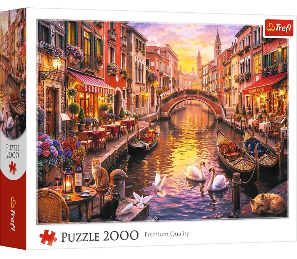 Trefl Puzzel 2000 stukjes Romantisch Venetië