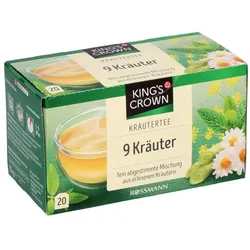 Kings Crown Kräuterteemischung »9 Kräuter« 20 Stück Tassenportion ohne Kuvert