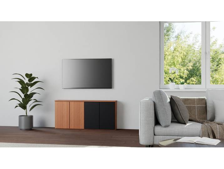 20 cm tiefe Kommode nach Maß Echtholz Furnier Mahagoni geölt