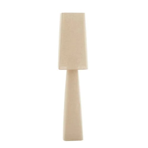 Light & Living Vloerlamp Mikko Beige Textiel Vierkant H 176 cm B 40 cm D 40 cm