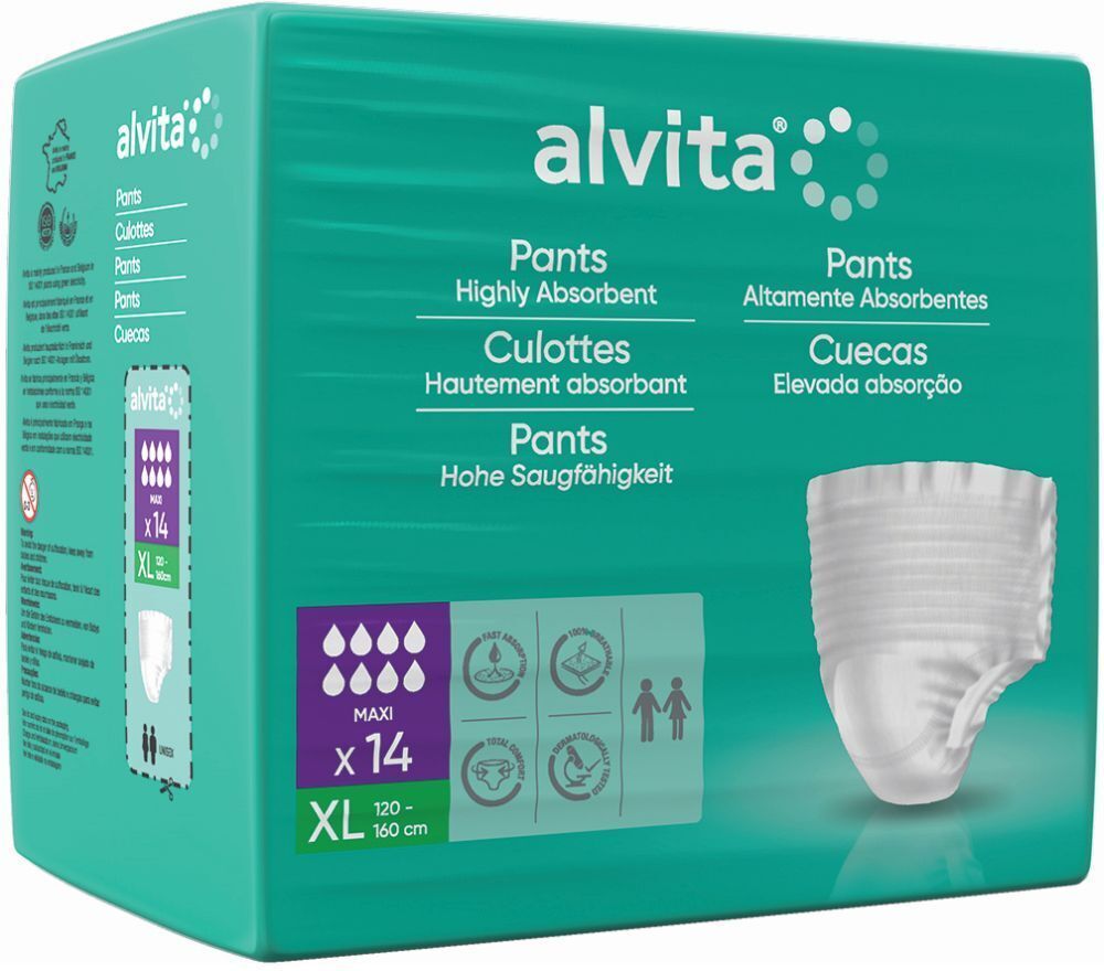Alvita Inkontinenz Pants maxi xl 14 St Inkontinenzslip