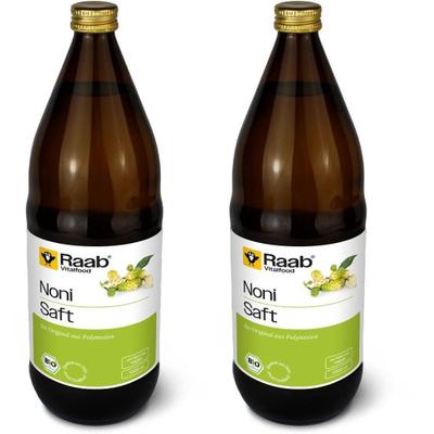 Raab Vitalfood Noni SAF 1L Bio 2x 2x1000 ml Flüssigkeit