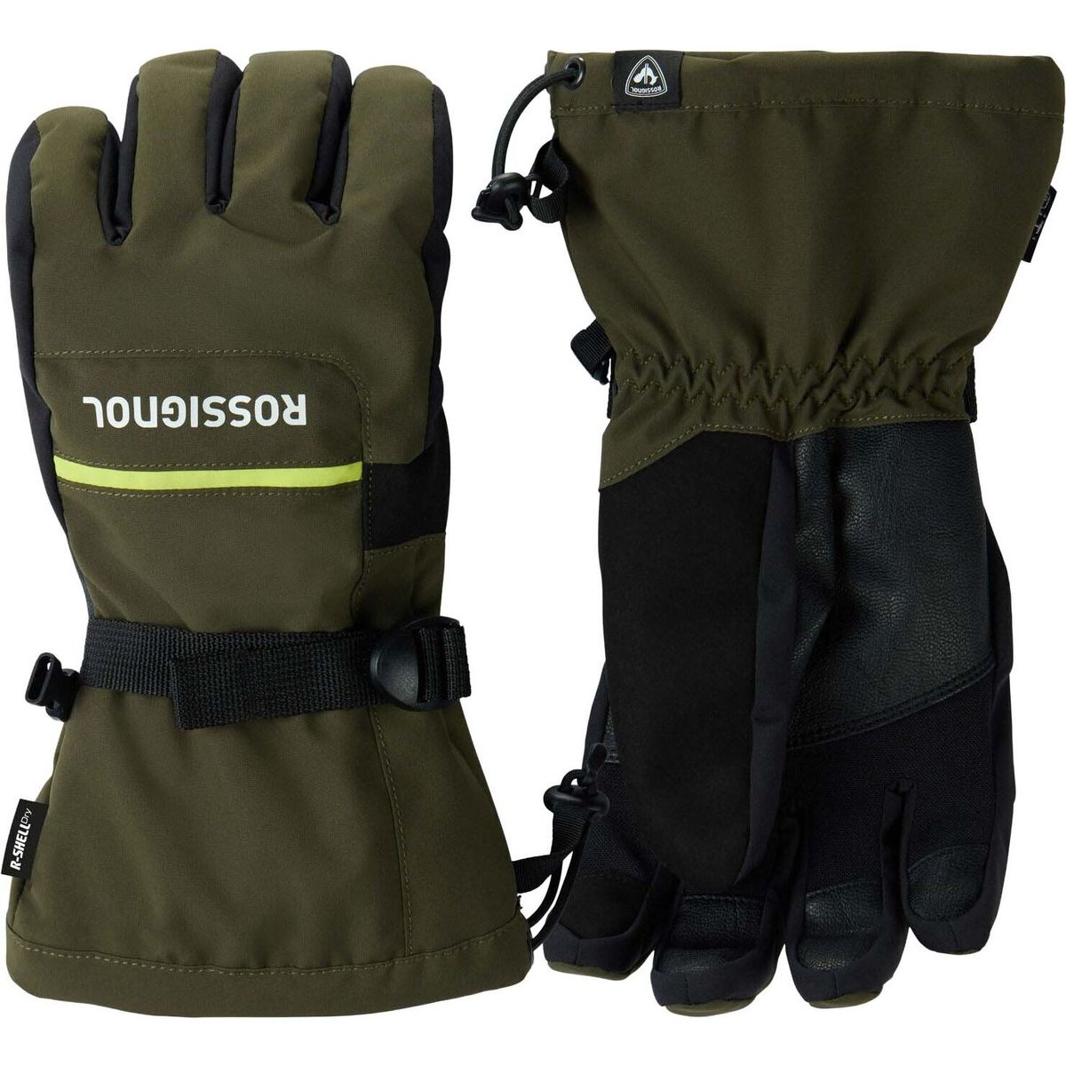 Rossignol Mittens Action Ski Gloves R-shell DR olive shadow (A01) S RLPMG02 A0100S
