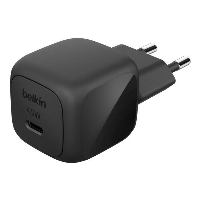 Belkin BoostCharge Kompaktes 45 W USB-C Ladegerät, schwarz WCA013kqBK