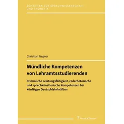 Gegner:Mündliche Kompetenzen von Lehram, Sachbücher von Christian Gegner