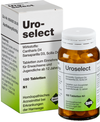 Dreluso-Pharmazeutika Dr.Elten & Sohn GmbH UROSELECT Tabletten 100 St 00201000