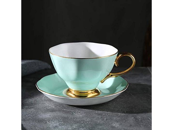 JLBopqaz Universelles Teeservice, Teetassen aus Bone China, Teetassen und Untertassen aus Bone China, süße Keramikbecher, Vintage-Teeservice für den Haushalt