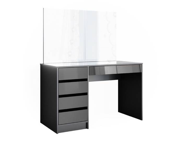 Coiffeuse Sherry 120cm avec miroir Anthracite Vicco 36885