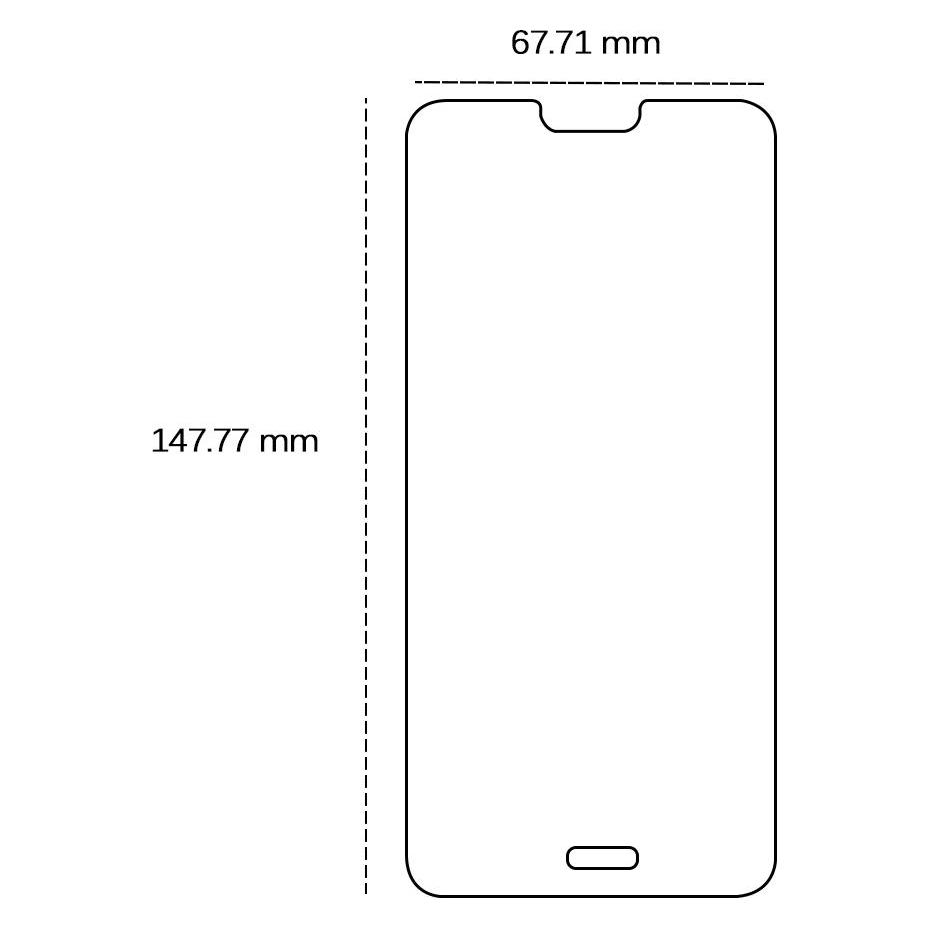 OEM Gehärtetes Glas 2,5D für Huawei P20 Pro (1 Stk., Huawei P20 Pro) (33461737)