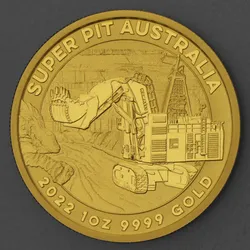 Goldmünze 1oz "Super Pit" 2022 (Australien)