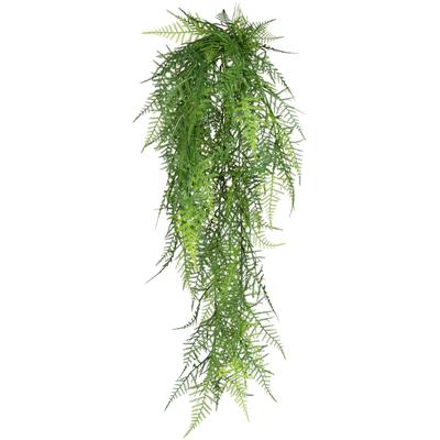 Kunstranke CREATIV GREEN "Hänger Asparagus plumosus", grün, B:25cm H:80cm, Kunststoff, Kunstpflanzen
