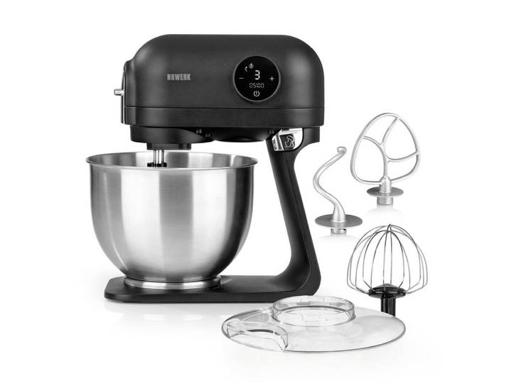 N8WERK Küchenmaschine, 1200 W, 5L Rührschüssel