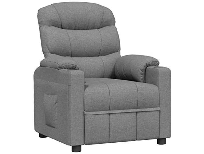 vidaXL Relaxsessel Hellgrau Stoff
