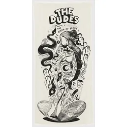 The Dudes Girth Of Penus Beach Handtuch white Gr. Uni
