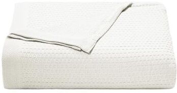 Nautica Baird Diamond Knit Solid Cotton Blanket