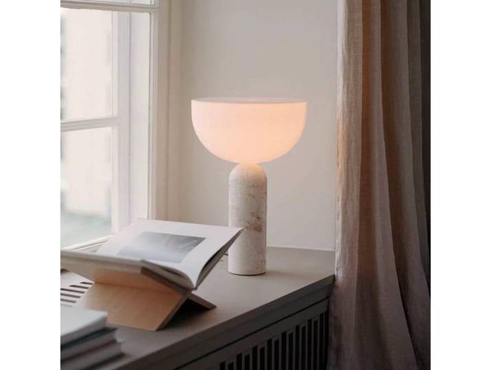 Kizu Tischleuchte Large Kunis Breccia - New Works - Esszimmer - Design - Marmor - Einflammig