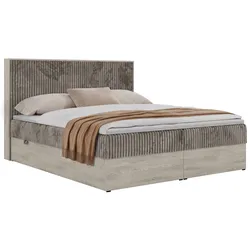BOXBETT NORDIC 140/200 - Hellbraun Cord - Topper T25 - H3