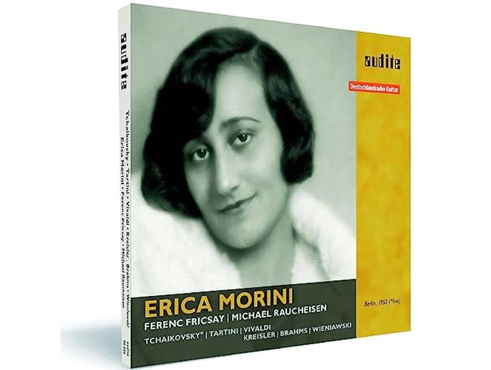 Erica Morini plays Tchaikovsky, Tartini, Vivaldi, Kreisler, Brahms and Wieniawski