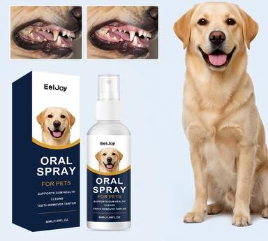 Happy Pet Pantry Pet Oral Care Spray For Dogs & Cats Breath Freshener Dental Hygiene Spray 50ml Pet Oral Care Spray For Dogs & Cats Breath Freshener Dental Hygiene Spray 50ml