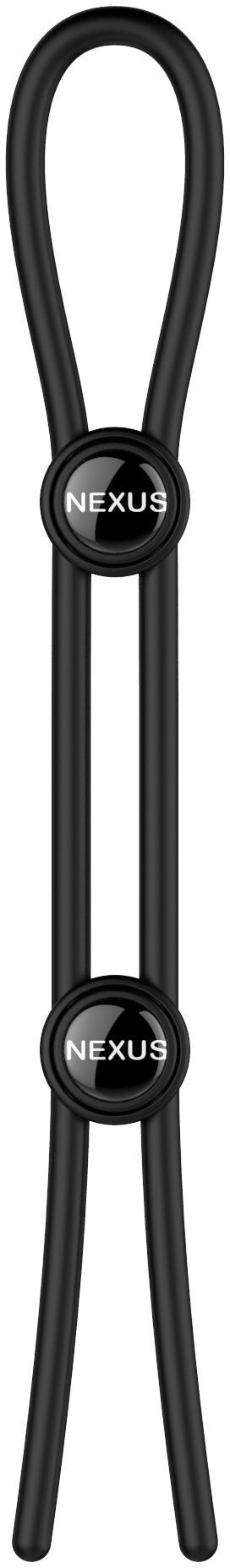 Nexus Forge - Anneau pénien double réglable - Noir