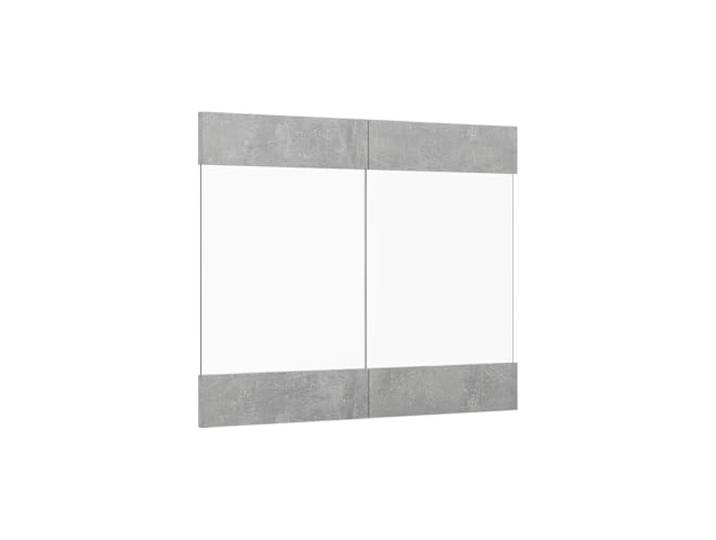 Vicco Küchenfront R-Line, Beton, 79.2 x 59 cm Möbelfront für den Hängeglasschrank, passend für R-Line Küchenschränke zur einfachen Montage