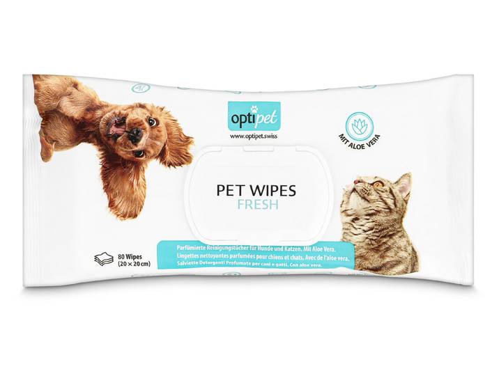 Optipet Pet Wipes Reinigungstücher 80 Stück
