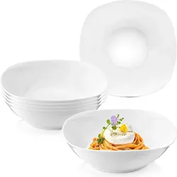 Sänger Pastaschalen Set Bilgola, Teller, Weiss