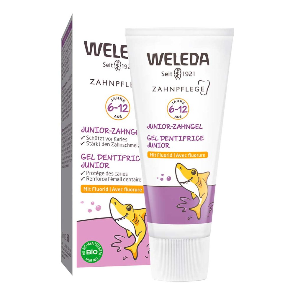WELEDA AG Weleda Junior-Zahngel mit Fluorid, Kinder 6-12 Jahre 19442261