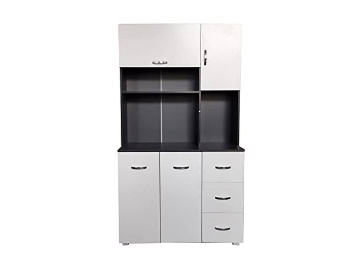 HTI-Line Küchenschrank Blanca Küchenbuffet Grau Weiß