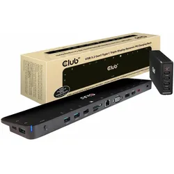 CLUB3D USB Type C 3.2 Triple Display Dynamic Charging 100W
