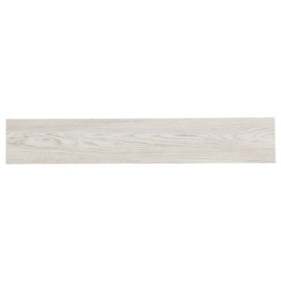 Livingandhome Selbstklebender Vinylboden in Holzoptik, Hellgrau, 91,5x15,2 cm, 36 Stück – wasserabweisend & kratzfest