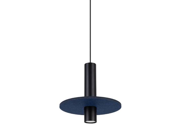 Design Pendellampe „Pelta“ 1-flammig Marineblau/Schwarz Sollux Lighting