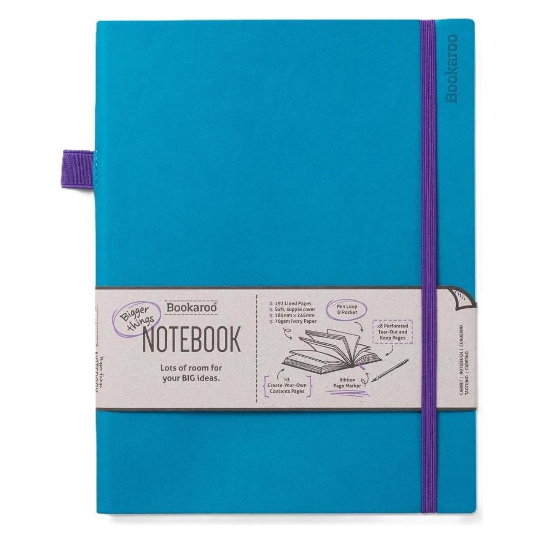 Teka Bookaroo Notizbuch Journal gross - Türkis (Liniert) (47995965)