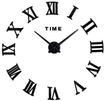Uplift Treasures DIY 3D Luminous Frameless Wall Clock 9 2d 16 Inch (40cm)