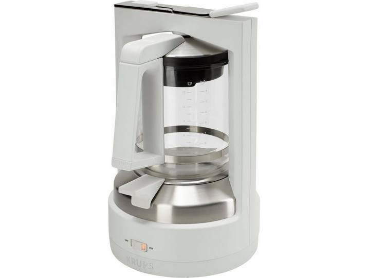 Krups Filterkaffeemaschine KM4682 T 8.2, 1l Kaffeekanne, Permanentfilter, mit Druckbrühsystem