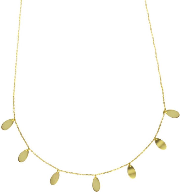 Goldkette FIRETTI "Schmuck Geschenk Gold 375 Halsschmuck Halskette Goldkette Ankerkette", gold (gelbgoldfarben), Halsketten, Damen, Gelbgold 375, L: 45 B: 1mm, Goldkette, Made in Germany, B:1mm