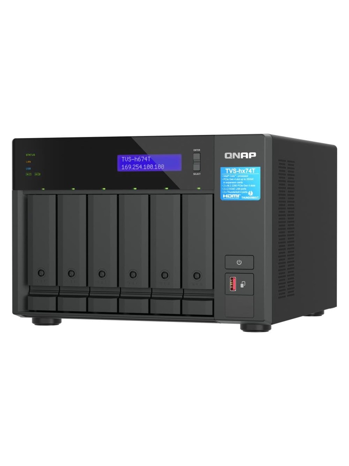 QNAP TVS-H674T-I5-32G - NAS Server