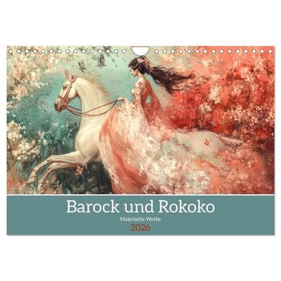 Barock und Rokoko - Malerische Werke (Wandkalender 2026 DIN A4 quer), CALVENDO Monatskalender