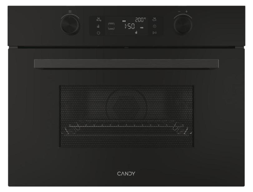 Candy CA4MWNSB6N, Integriert, Kombi-Mikrowelle, 44 l, 900 W, Eingebautes Display, Drehregler, Touchsteuerung