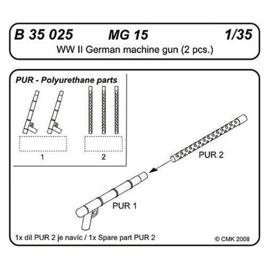 CMK MG 15 German Machine Gun (129-B35025)