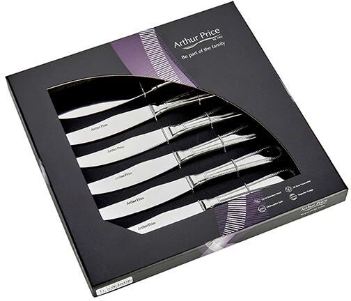 Arthur Price Classic Bead Set of 6 Steak Knives