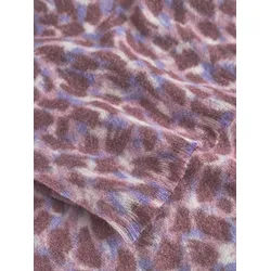 Schal mit Allover-Leoprint Mehrfarbig