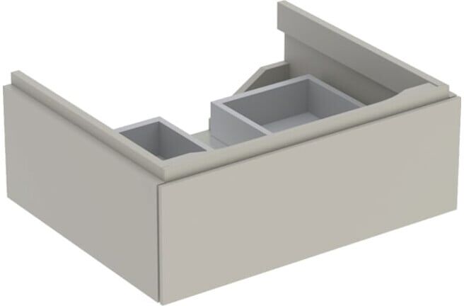 Geberit Meuble sous-lavabo Xeno2 58x22x46,2cm, mat/greige, avec tiroir (500505001)