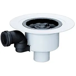 DALLMER Ablaufgehäuse 61/1 HT, mit Zulauf DN 50, DN 50/ DN 70 611550
