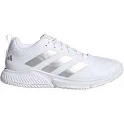 adidas Court Team Bounce 2.0 Handballschuhe Damen HR1235 - cloud white/silver met./grey one 44