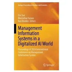 Management Information Systems in a Digitalized AI World, Fachbücher