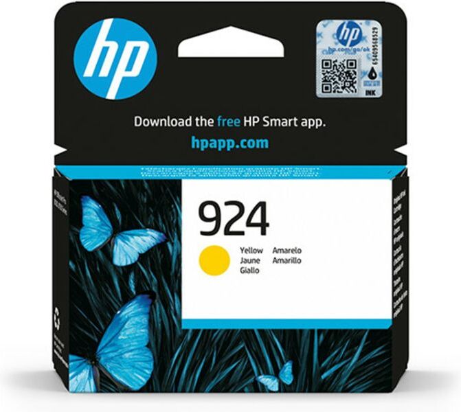 HP 924 (4K0U5NE) - Jaune - Cartouche d'encre Jaune
