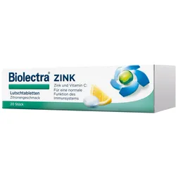 BIOLECTRA Zink Lutschtabletten 20 St