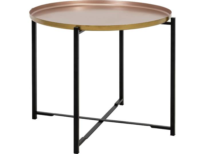 Beistelltisch Rondo kupfer Metall B 55 H 48 cm